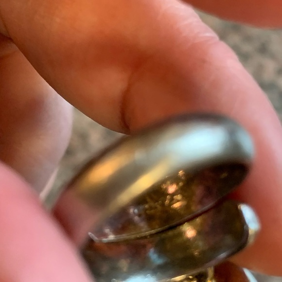 Mexico 925 silver 4 dangling hearts ring size 5 / 5.25 - Picture 6 of 9